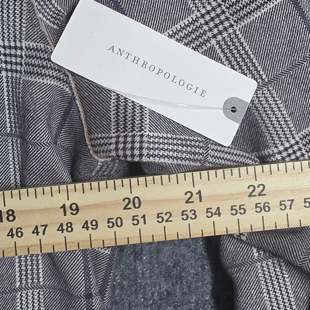 NWT Anthropologie BlankNYC Jacket Womens Small Renegade Plaid Longline Blazer